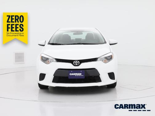 White 2015 Toyota Corolla L