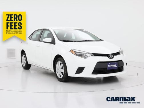 White 2015 Toyota Corolla L