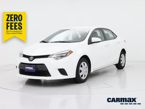 White 2015 Toyota Corolla L