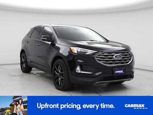 Black 2022 Ford Edge Titanium
