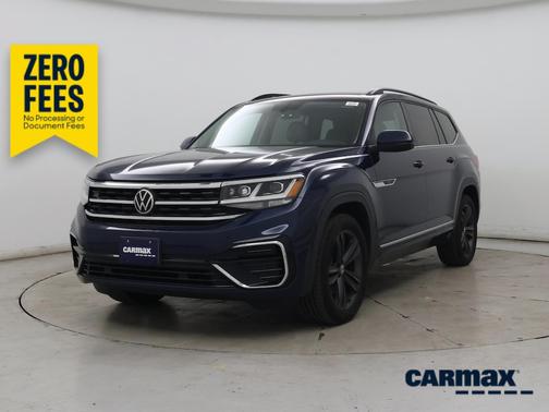 Blue 2021 Volkswagen Atlas SE R-Line