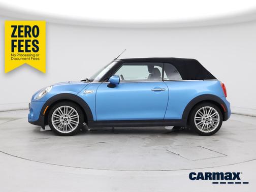 Blue 2017 MINI Convertible S