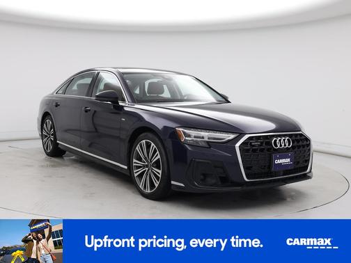 Blue 2023 Audi A8 L