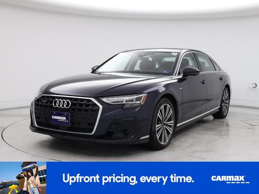 Blue 2023 Audi A8 L