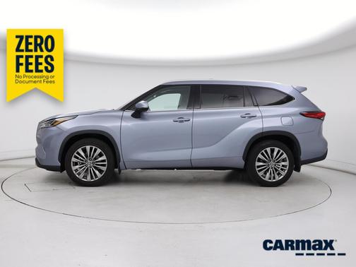 Blue 2021 Toyota Highlander Platinum