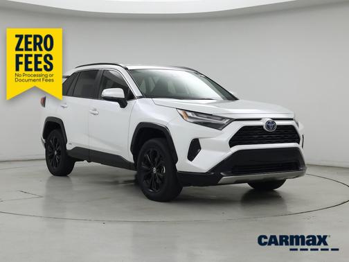 White 2024 Toyota RAV4 Hybrid SE