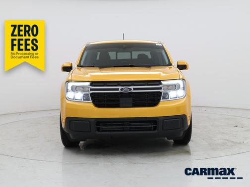 Yellow 2022 Ford Maverick Lariat