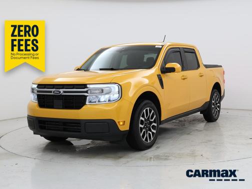 Yellow 2022 Ford Maverick Lariat