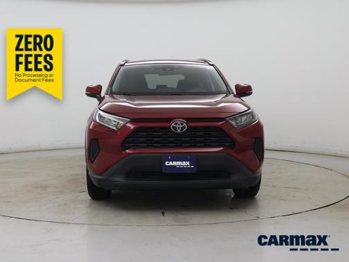 Red 2020 Toyota RAV4 LE