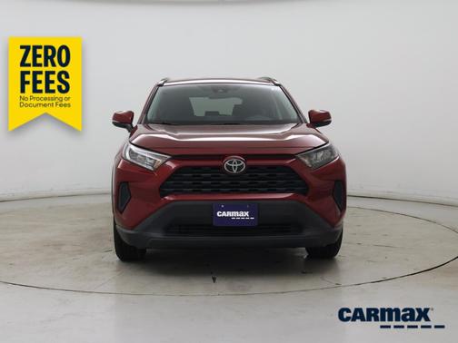 Red 2020 Toyota RAV4 LE
