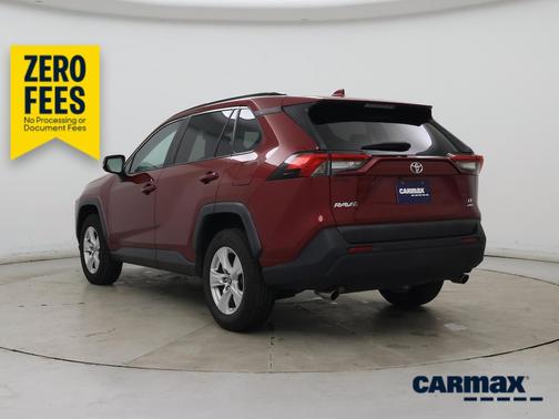 Red 2020 Toyota RAV4 LE