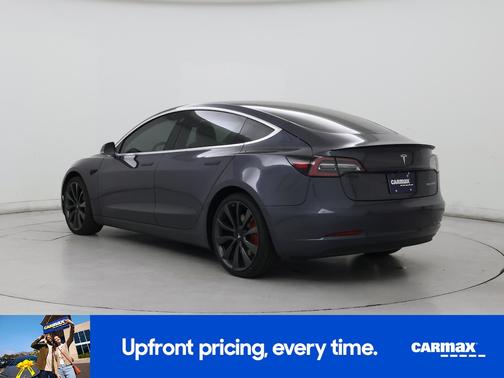 Gray 2020 Tesla Model 3 Performance