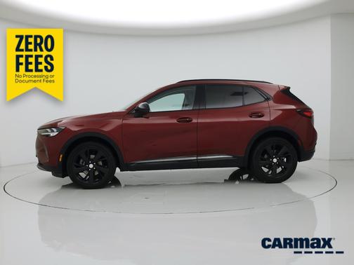 Red 2021 Buick Envision Preferred