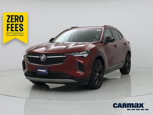Red 2021 Buick Envision Preferred