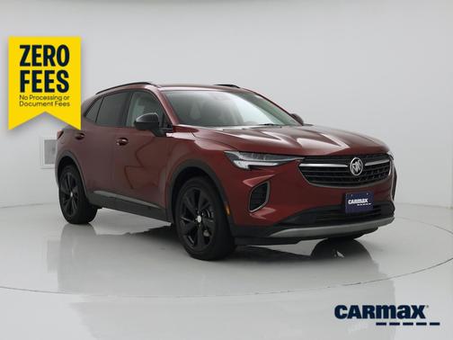Red 2021 Buick Envision Preferred