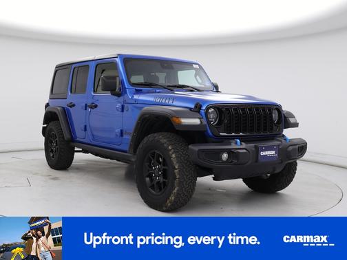Blue 2024 Jeep Wrangler 4xe Willy's