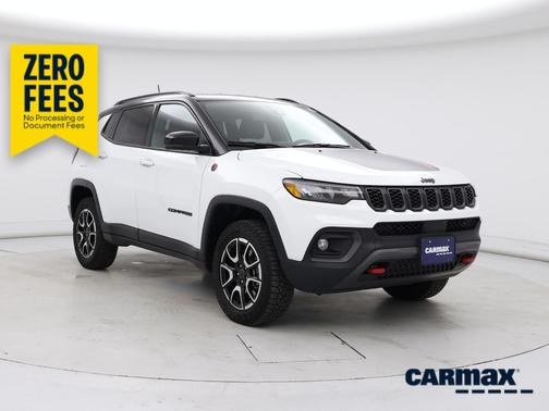 White 2025 Jeep Compass Trailhawk