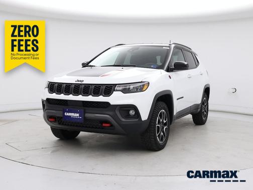 White 2025 Jeep Compass Trailhawk