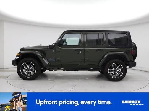 Green 2024 Jeep Wrangler 4xe Sport S