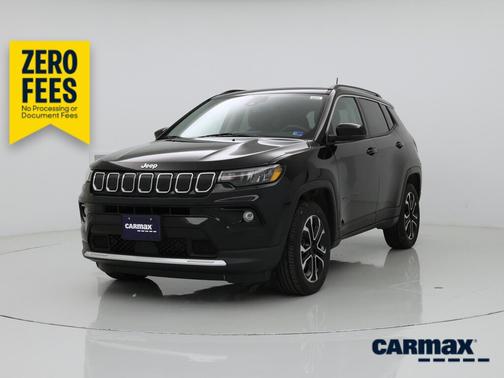 Black 2022 Jeep Compass Limited