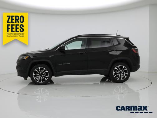 Black 2022 Jeep Compass Limited