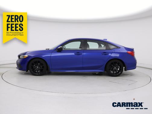 Blue 2023 Honda Civic Sport