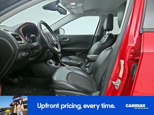 Red 2018 Jeep Compass Trailhawk