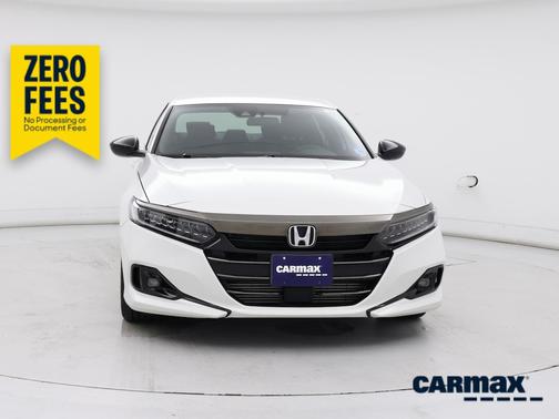 White 2022 Honda Accord Sport
