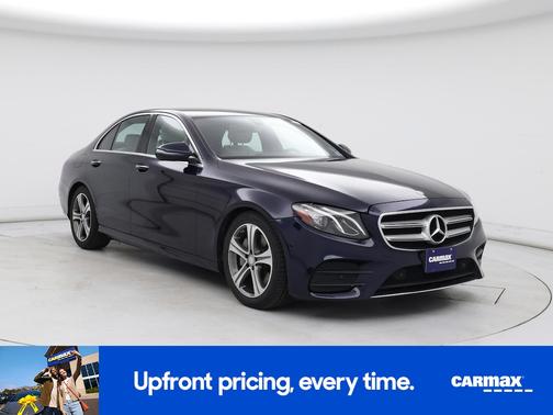 Blue 2017 Mercedes-Benz E-Class