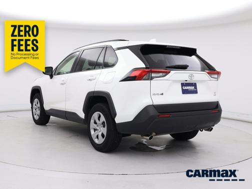White 2021 Toyota RAV4 LE