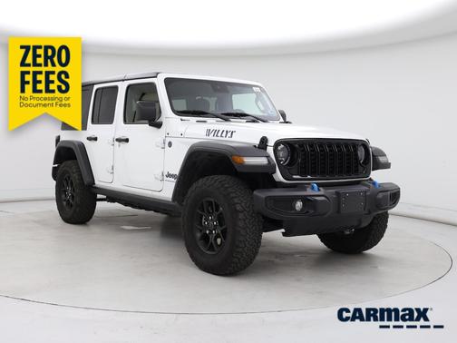 White 2024 Jeep Wrangler 4xe Willy's