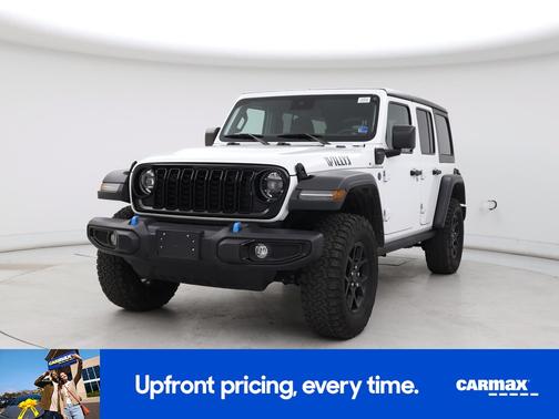 White 2024 Jeep Wrangler 4xe Willy's