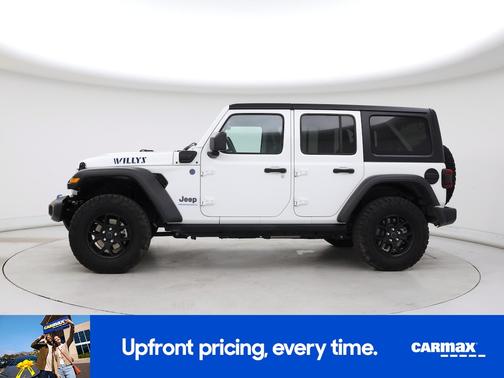 White 2024 Jeep Wrangler 4xe Willy's