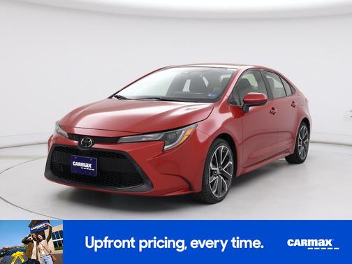 Red 2021 Toyota Corolla LE