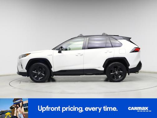 White 2020 Toyota RAV4 Hybrid XSE