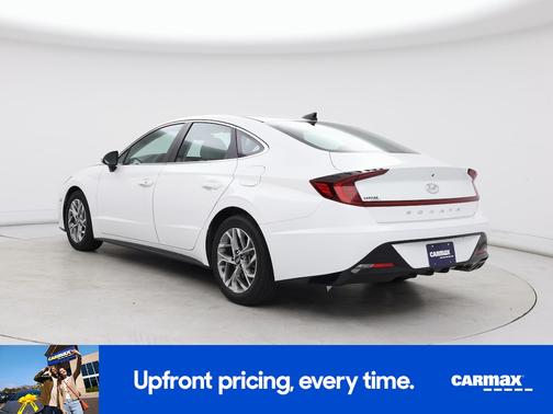 White 2021 Hyundai SONATA SEL