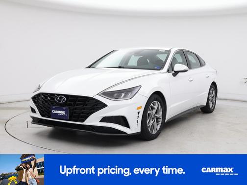 White 2021 Hyundai SONATA SEL