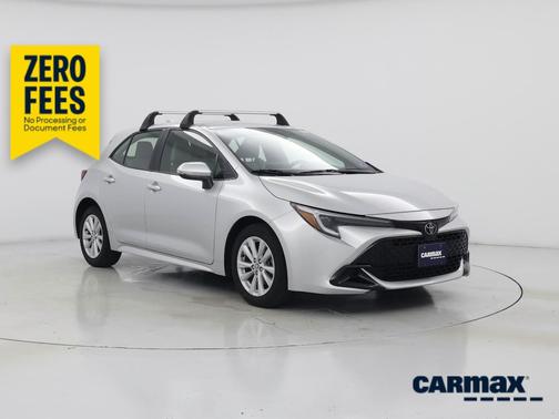 Silver 2024 Toyota Corolla Hatchback SE