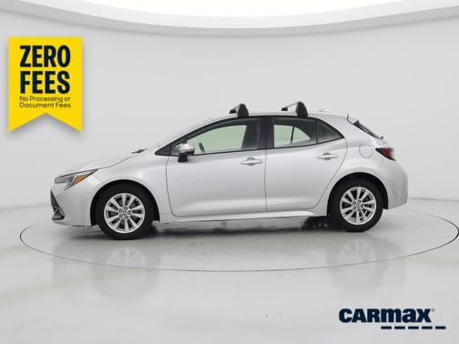 Silver 2024 Toyota Corolla Hatchback SE