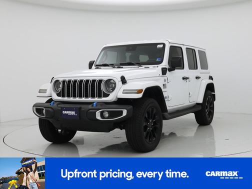 White 2024 Jeep Wrangler 4xe Sahara