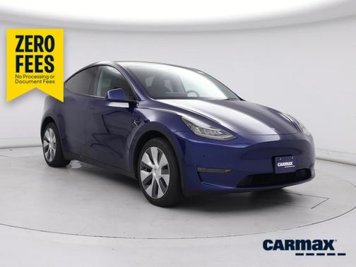 Blue 2022 Tesla Model Y Long Range
