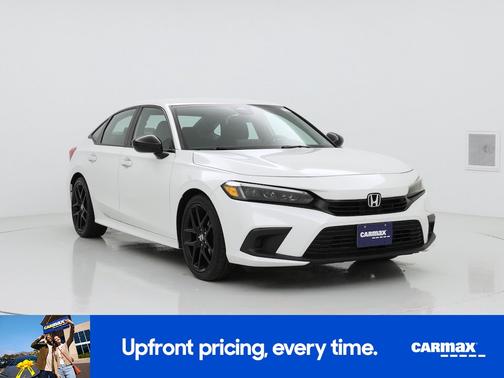 White 2022 Honda Civic Sport