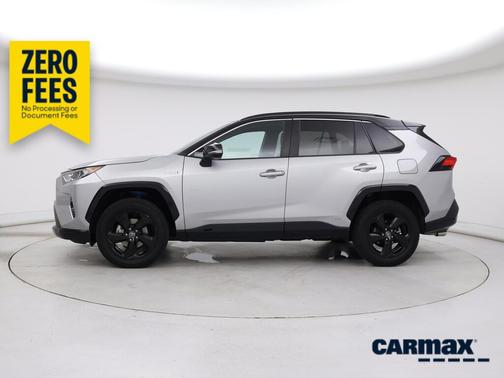 Gray 2021 Toyota RAV4 Hybrid XSE