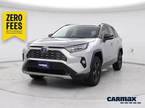 Gray 2021 Toyota RAV4 Hybrid XSE