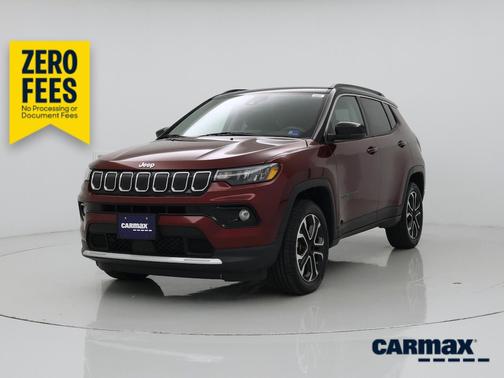 Red 2022 Jeep Compass Limited