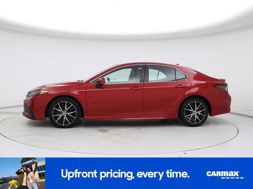 Red 2021 Toyota Camry SE