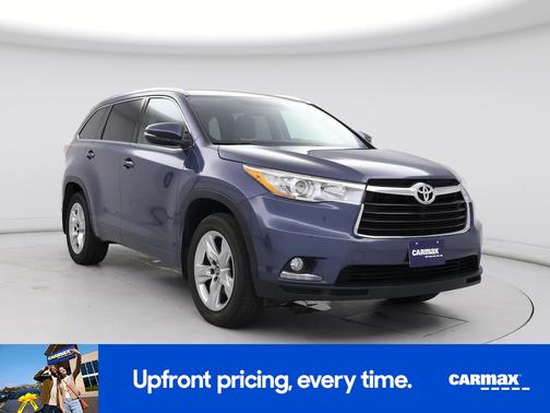 Blue 2016 Toyota Highlander Limited