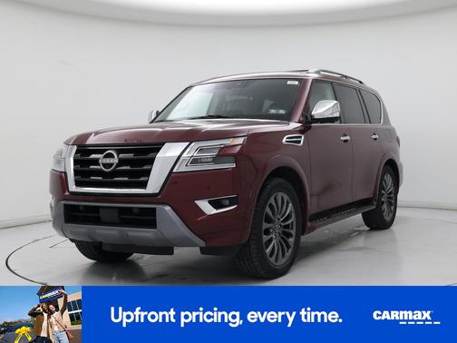 Red 2023 Nissan Armada Platinum