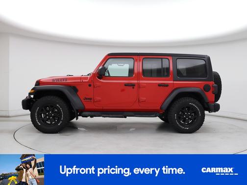 Red 2020 Jeep Wrangler Unlimited Willys Sport