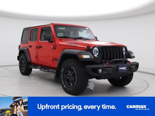 Red 2020 Jeep Wrangler Unlimited Willys Sport